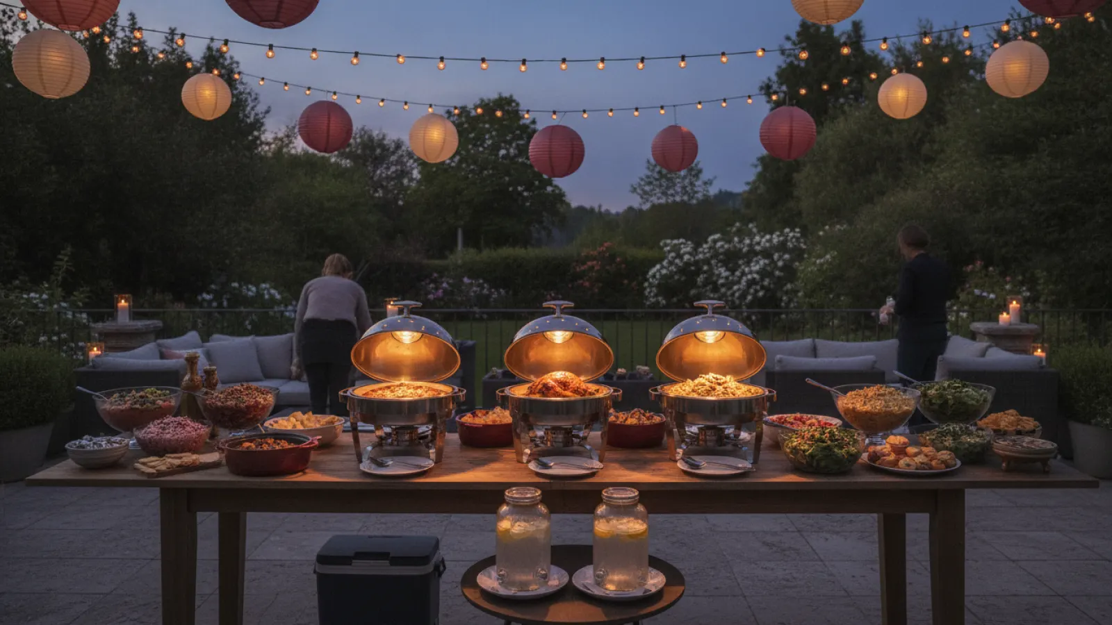 Buffet planen: Mengen je Gast, warm halten, Chafing Dish