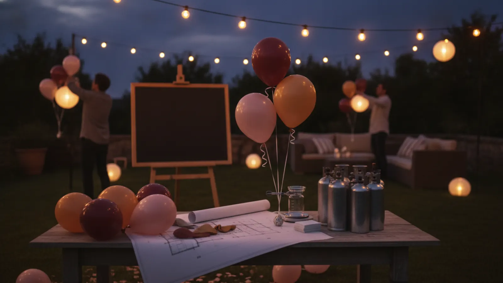 Wie viel Helium braucht ein Luftballon? Rechnung und Tabelle